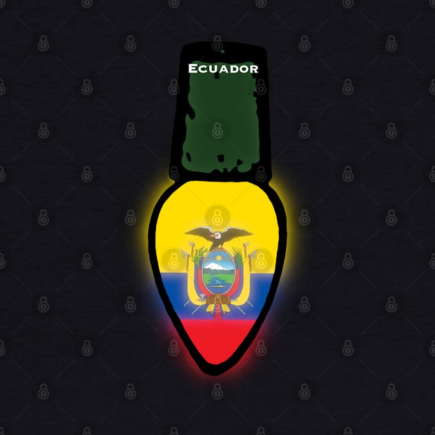 Ecuador Flag Christmas Light by SoLunAgua